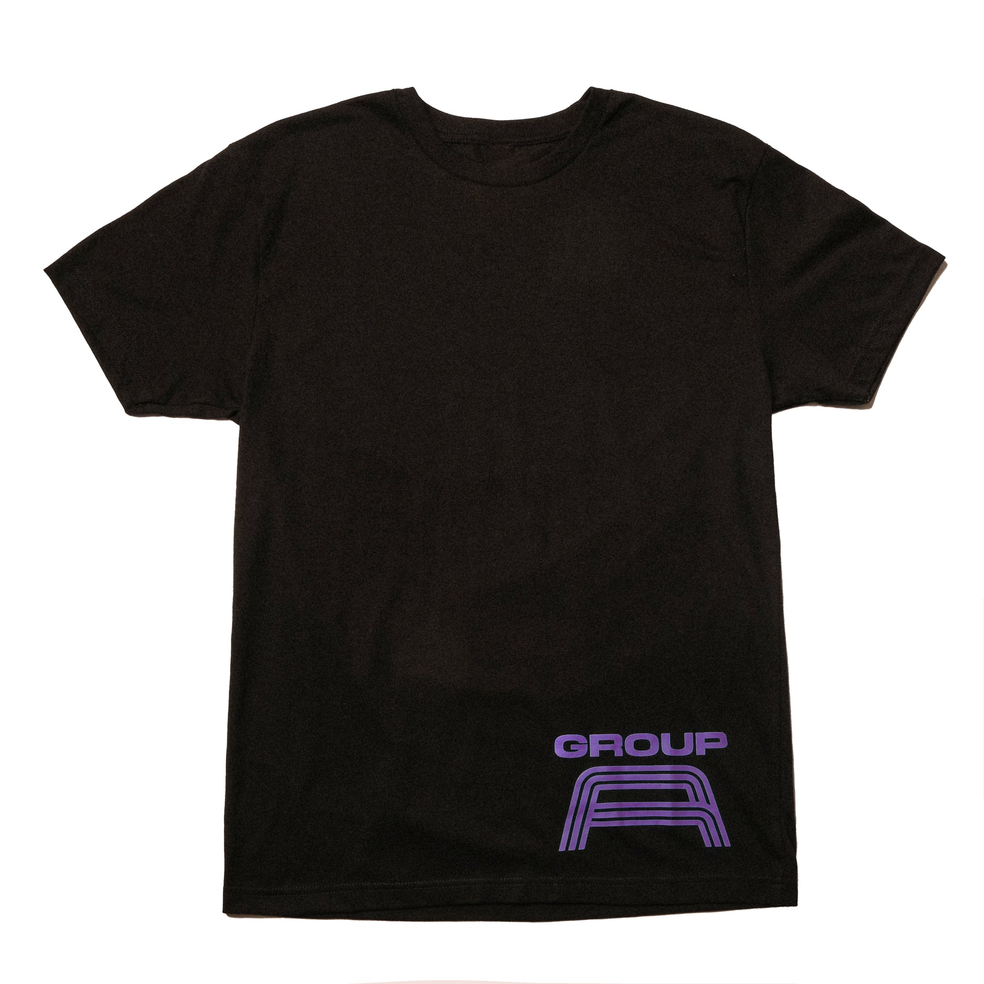 Drop Line Tee - Blk / Purple