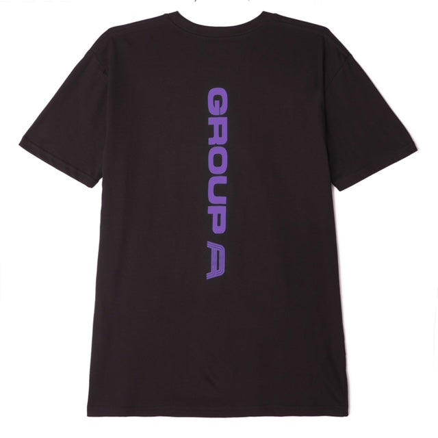 Drop Line Tee - Blk / Purple