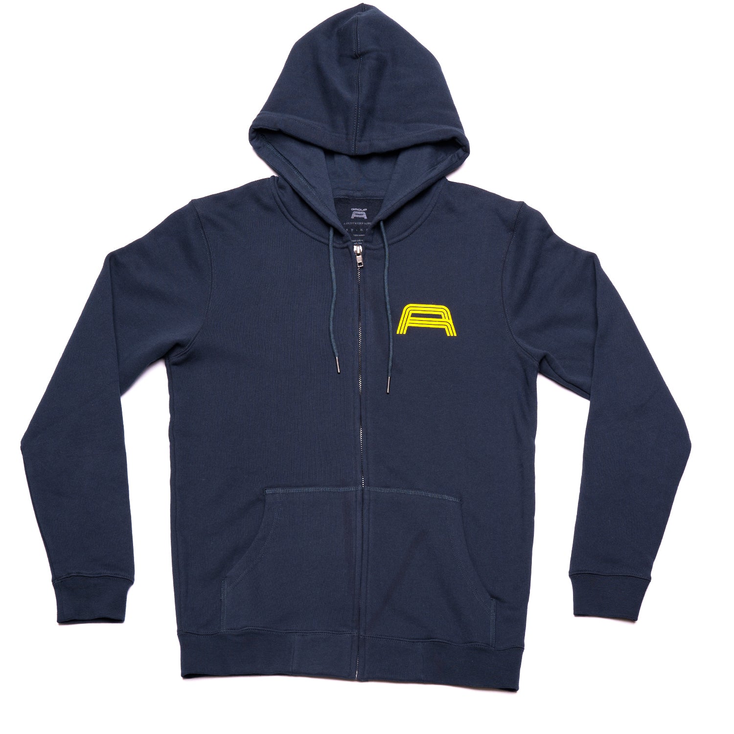 Double Hit zip Hoodie - Navy